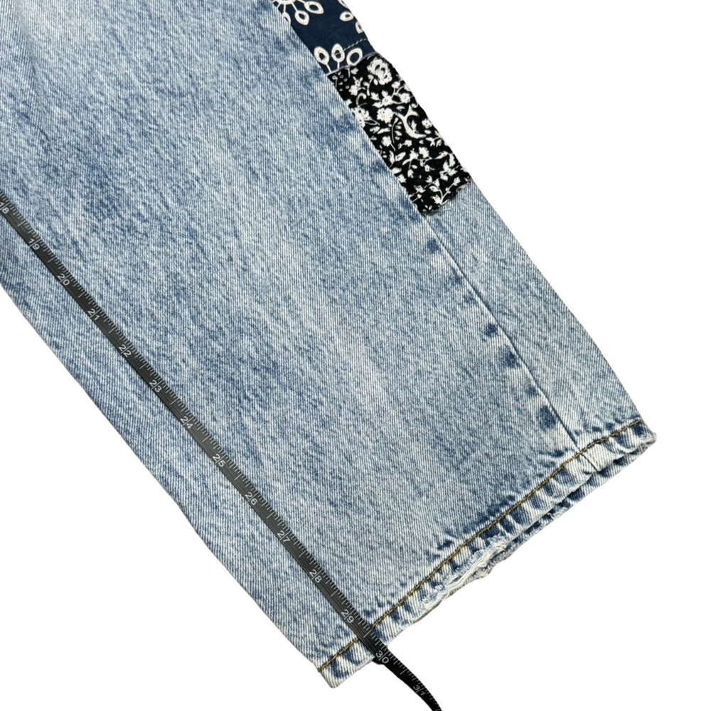 ✨ BDG x Urban Renewal Remade Patchwork High-Rise Baggy Jeans Size 29 - Picture 5 of 14